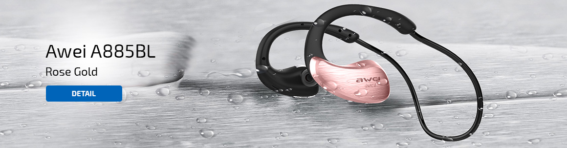 Ostatní také zakoupili růžová sluchátka Awei A885BL Rose Gold